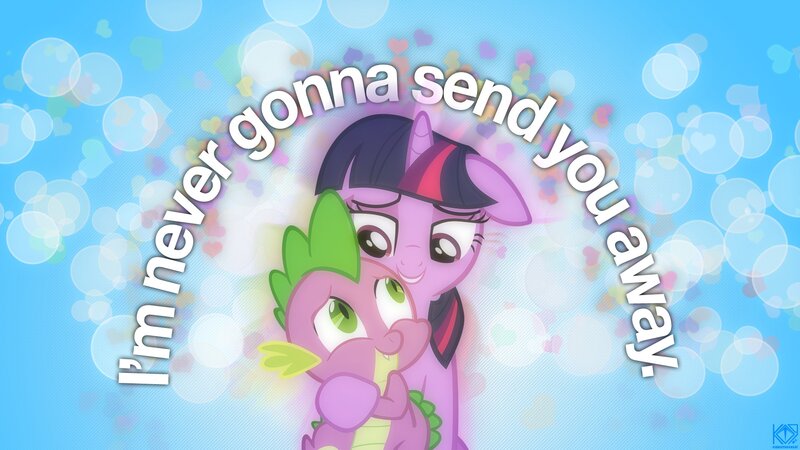 Twilight Sparkle Hugging Spike