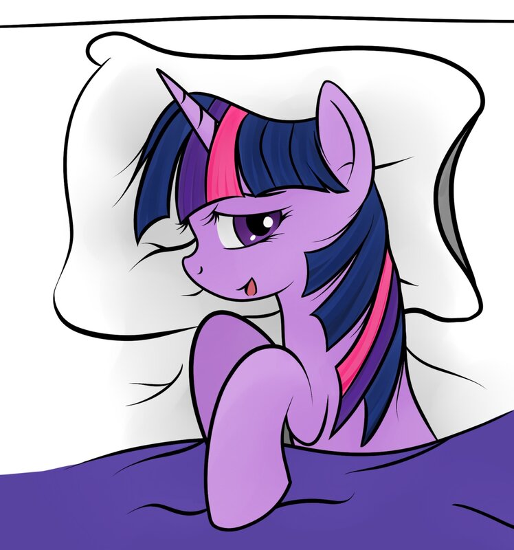 Twilight Sparkle in bed