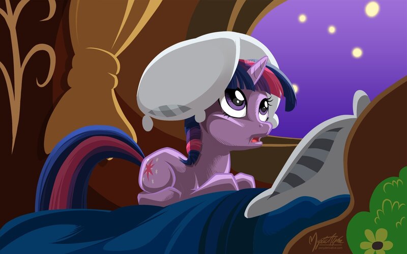 Twilight Sparkle in bed