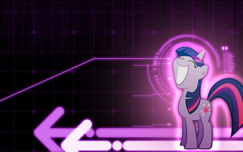 Twilight Sparkle in Digital Interface