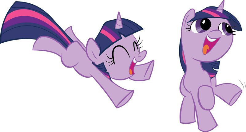 Twilight Sparkle in motion