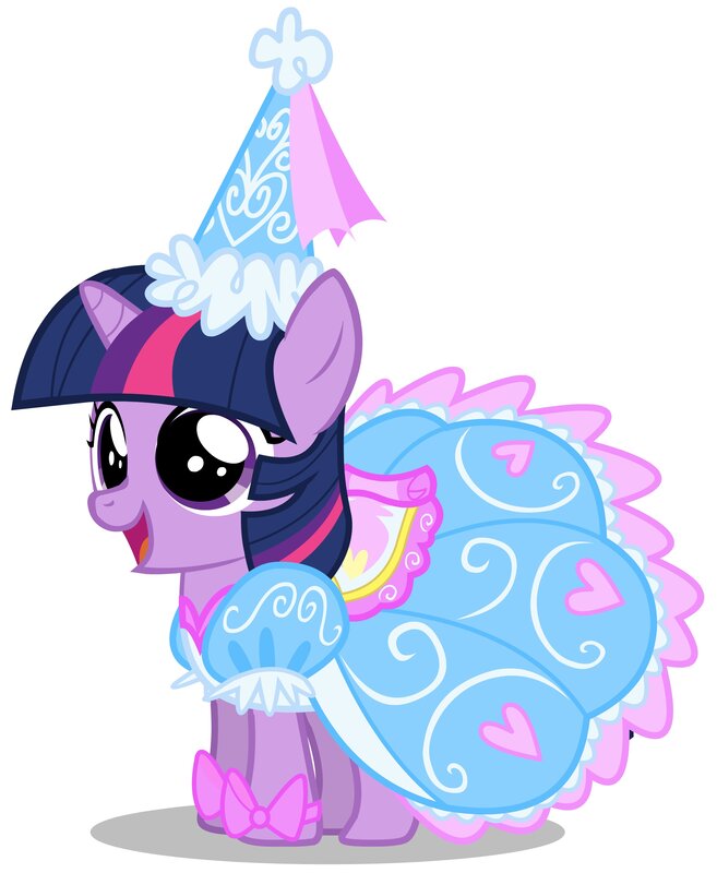 Twilight Sparkle in party dress
