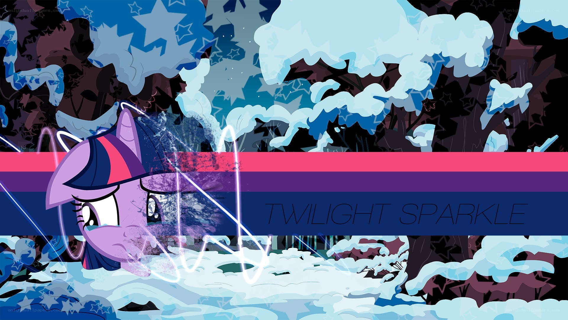 Twilight Sparkle in snow