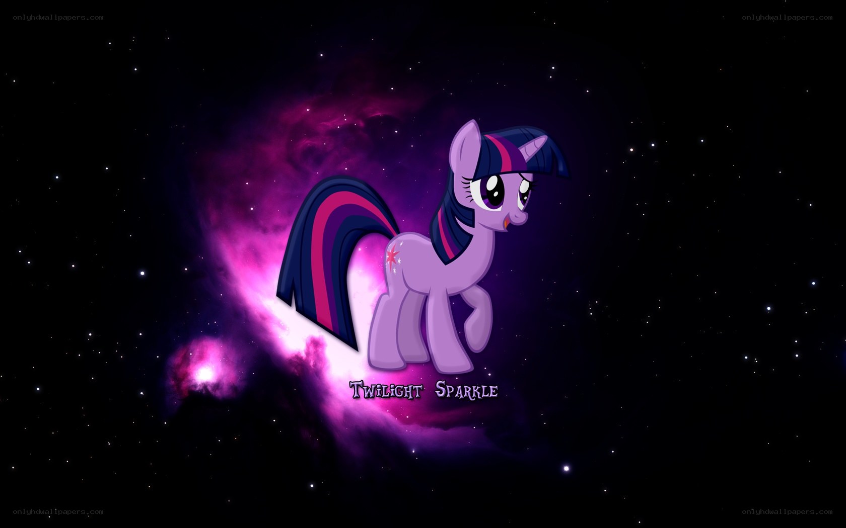 Twilight Sparkle in space