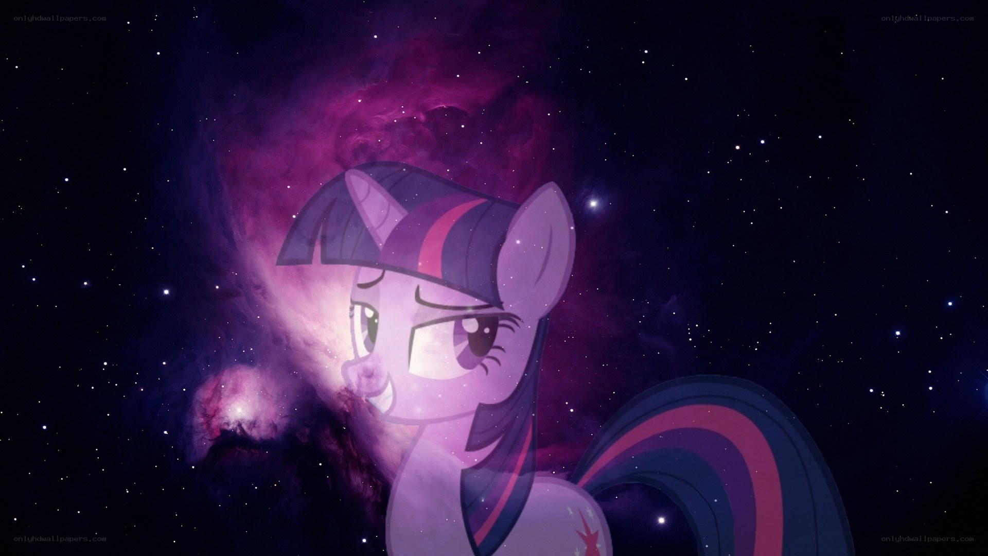 Twilight Sparkle in space