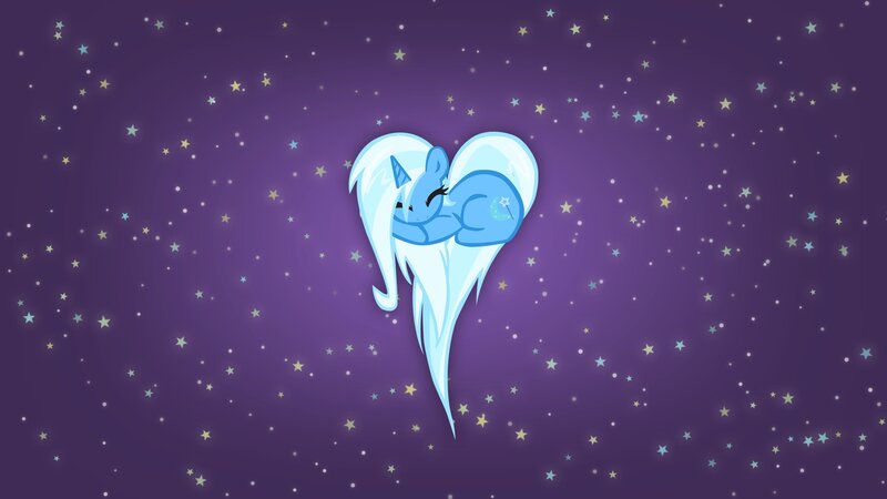 Twilight Sparkle in starry night