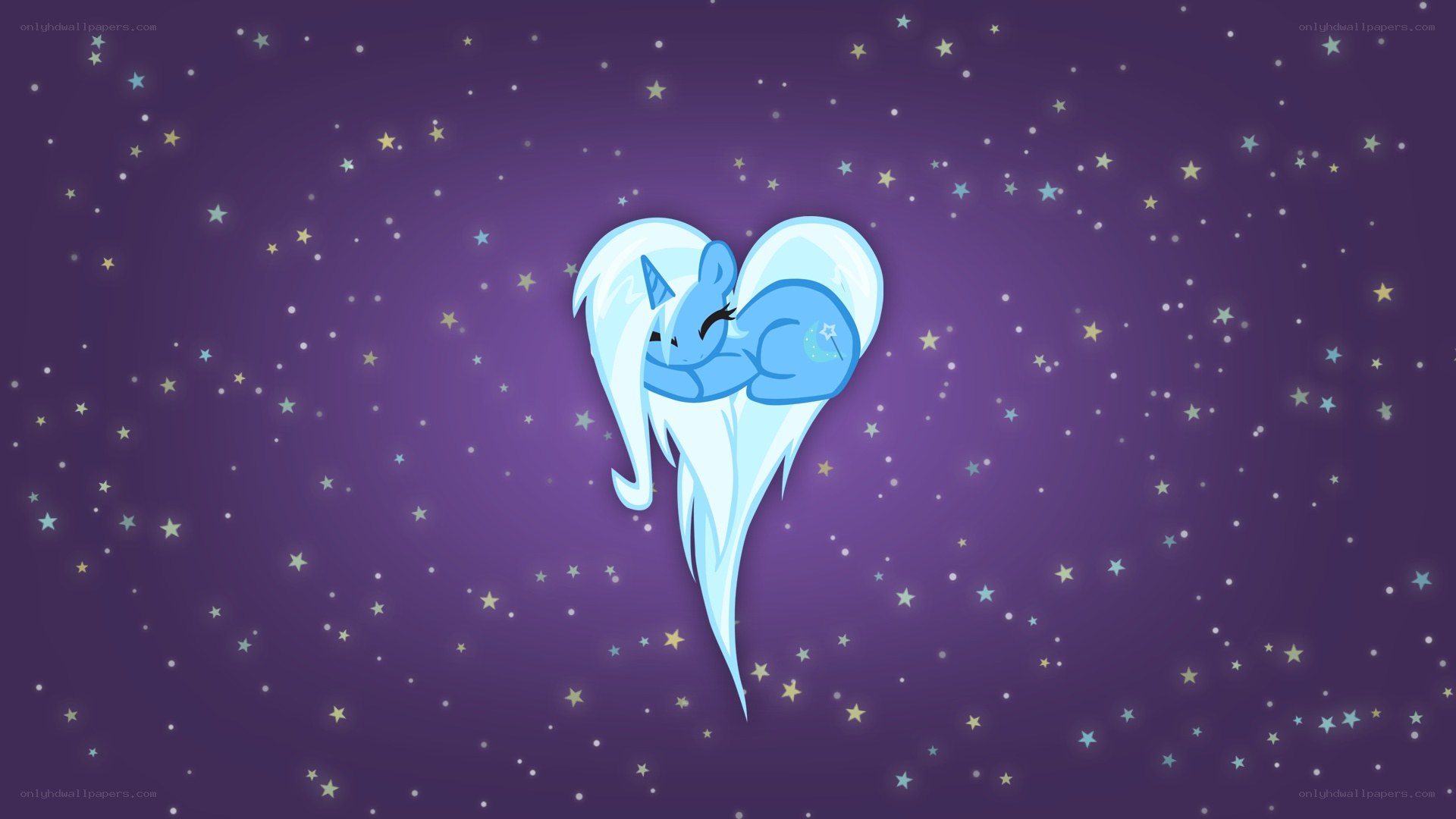 Twilight Sparkle in starry night