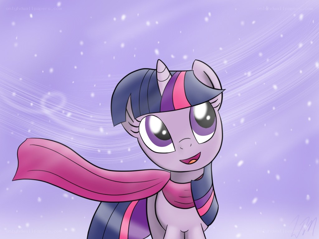 Twilight Sparkle in the snow