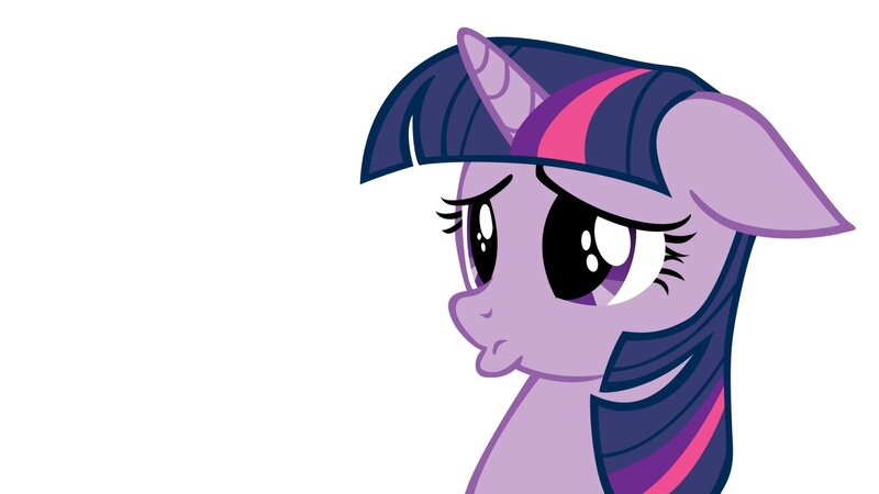Twilight Sparkle looking sad