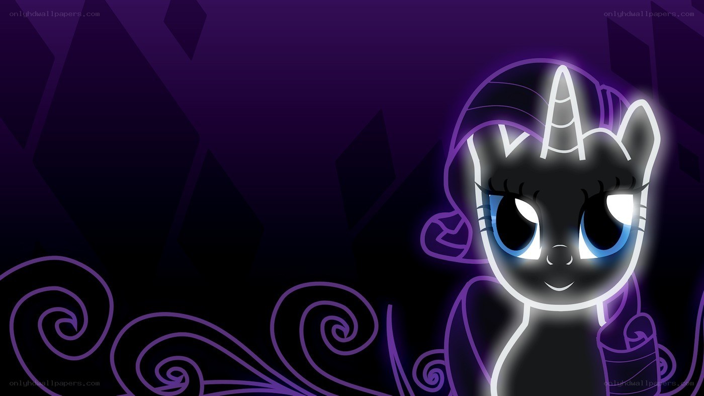 Twilight Sparkle neon portrait