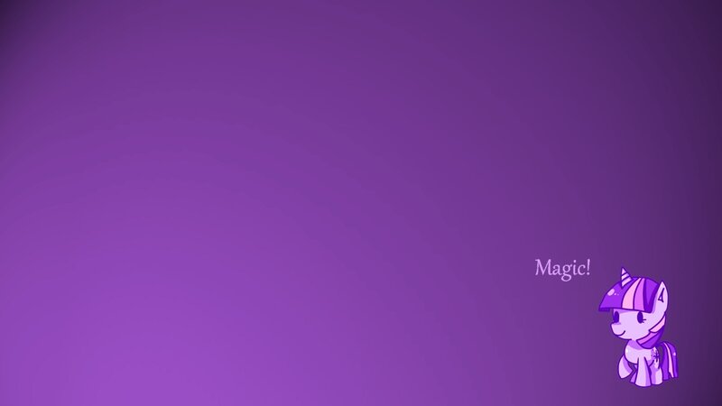 Twilight Sparkle says magic