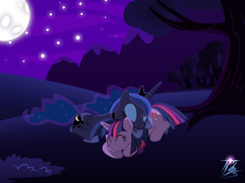 Twilight Sparkle Sleeping — Purple