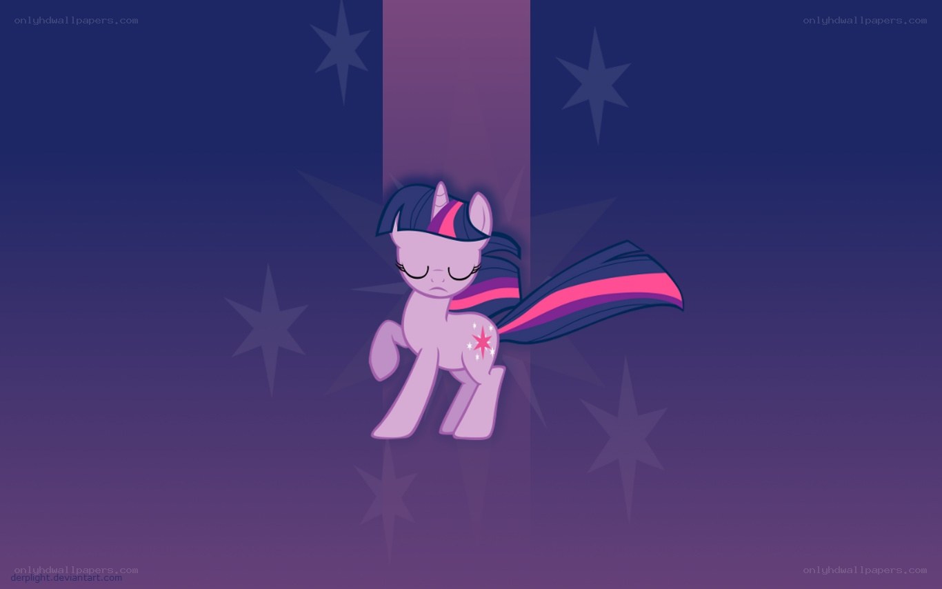 Twilight Sparkle with closed eyes