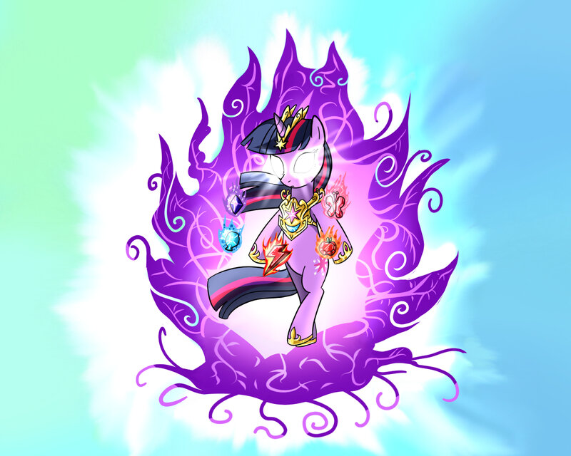 Twilight Sparkle with magic auras