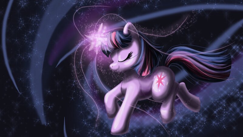 Twilight Sparkle with magic