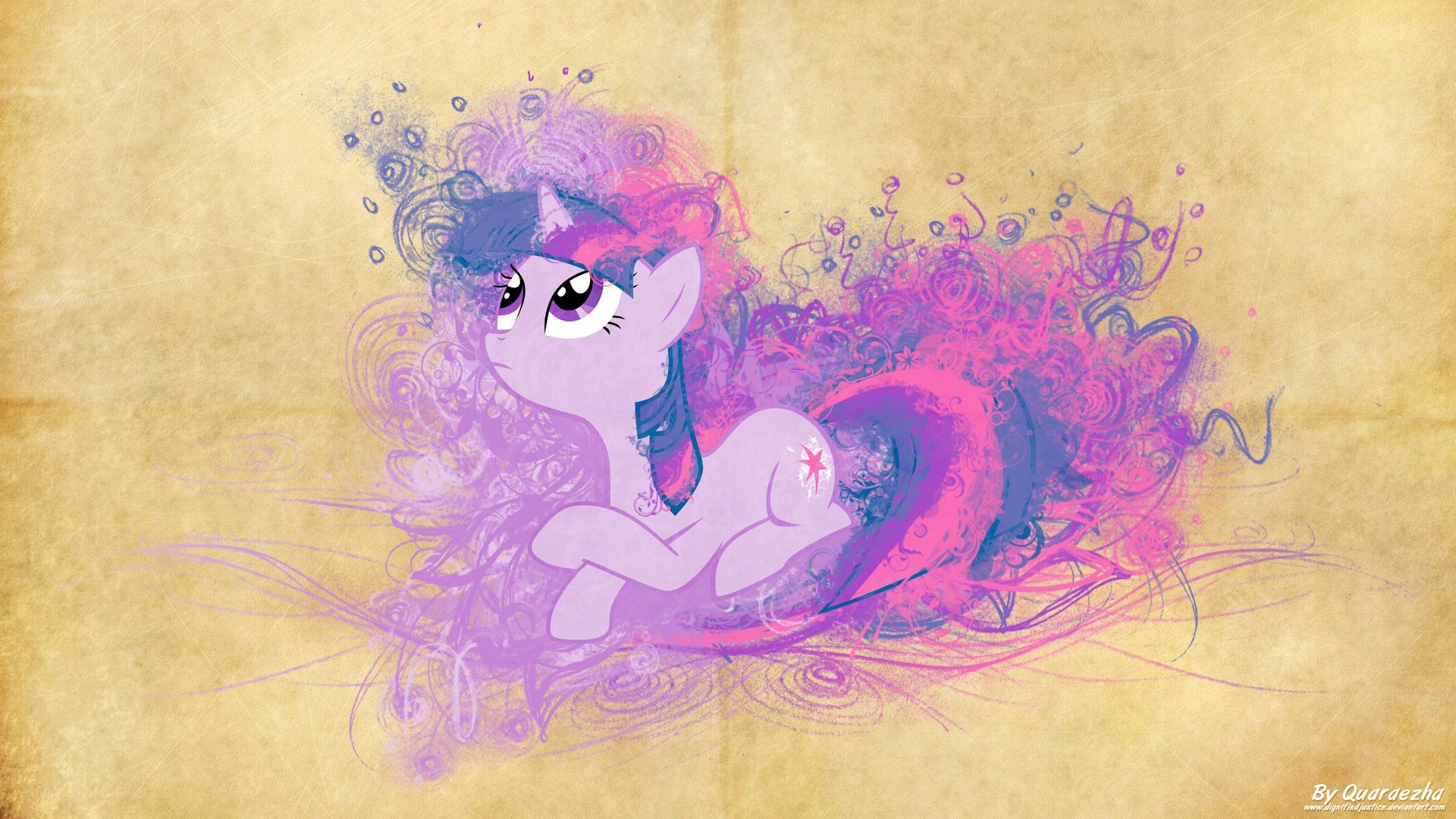 Twilight Sparkle with magical aura