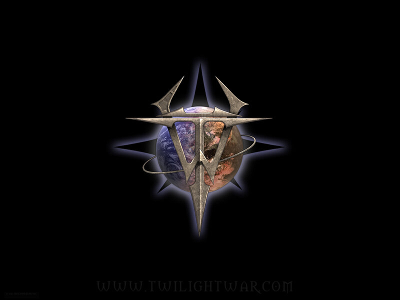 Twilight War logo with planet