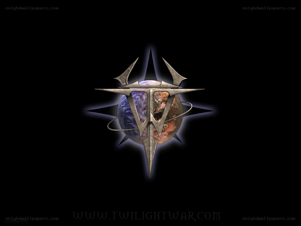 Twilight War logo with planet