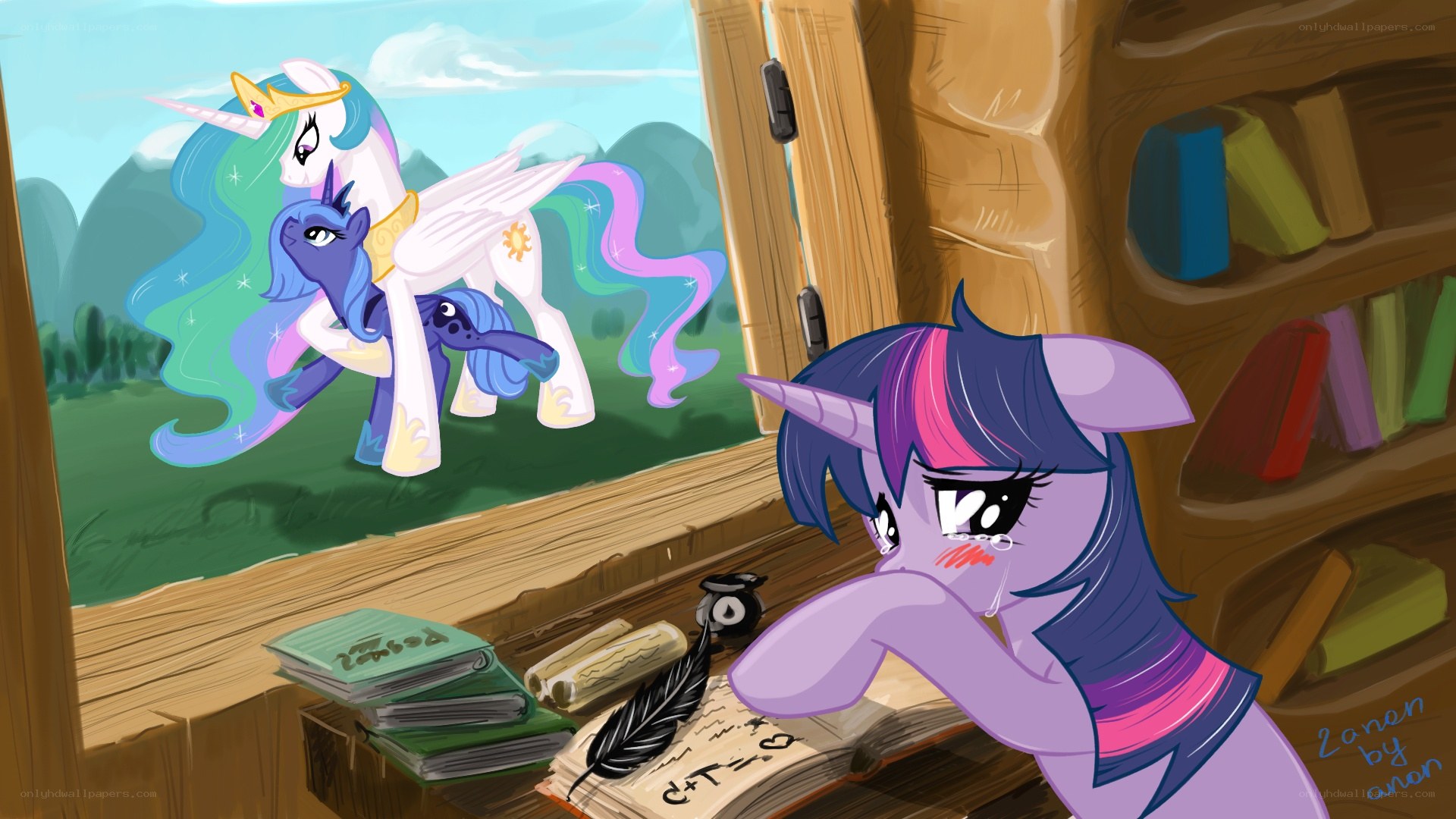 Twilight watching her parents