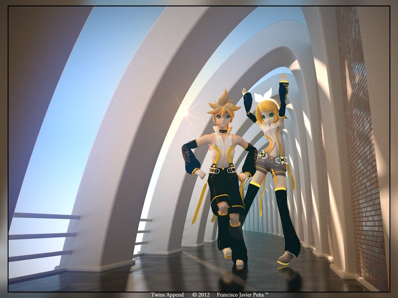 Twin Append characters in corridor