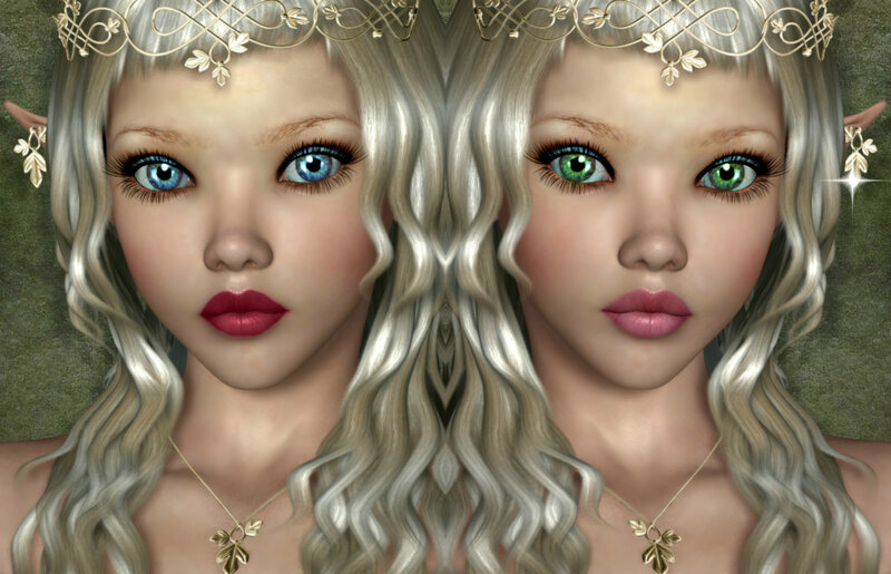 Twin Elf Girls