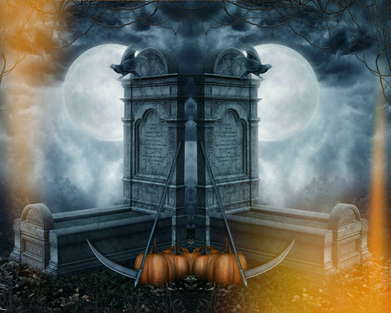 Twin Gravestones in Cemetery