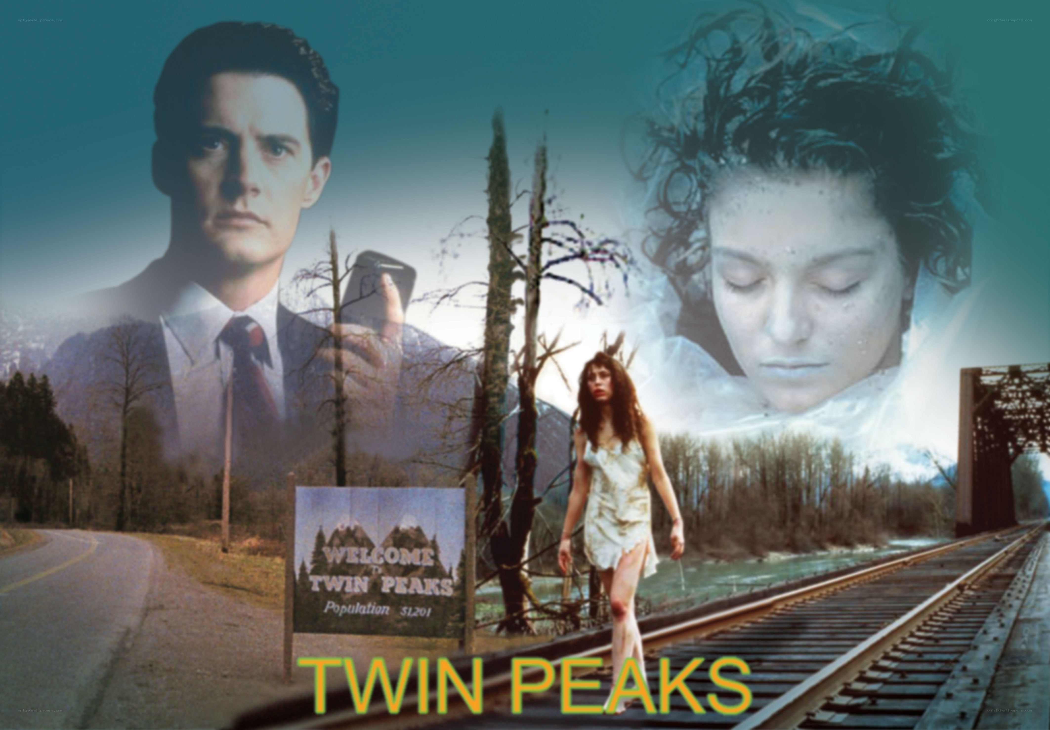 Twin Peaks promotional collage