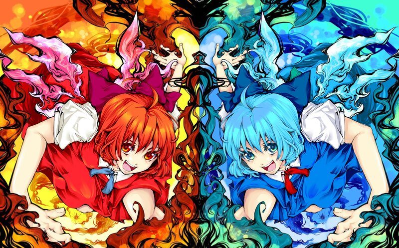 twin sisters in fire and water