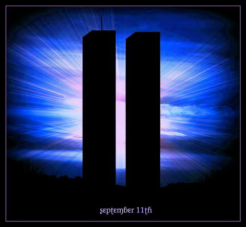 Twin Towers Silhouette