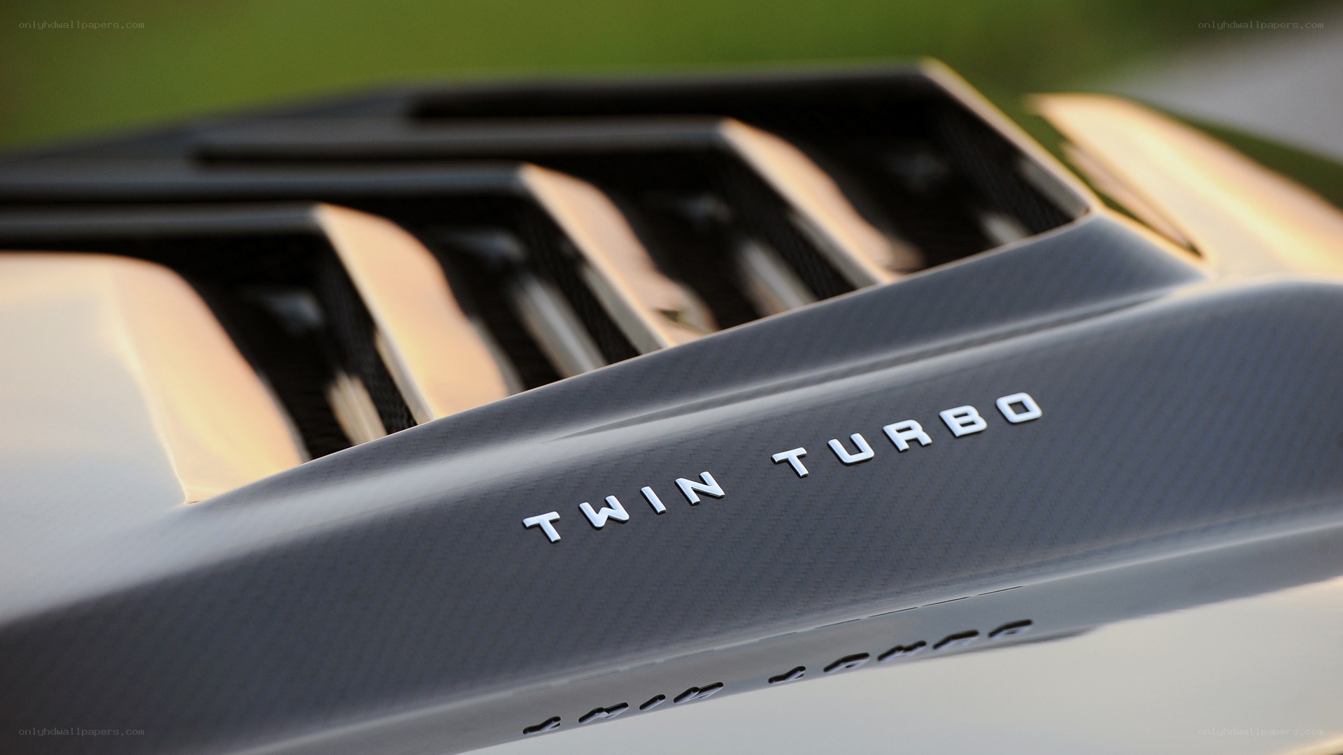 Twin Turbo car emblem