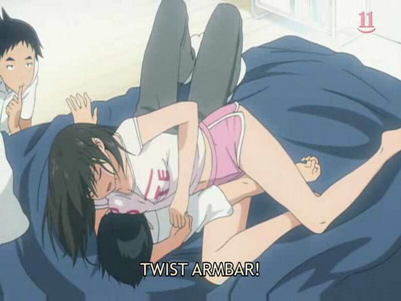 Twist Armbar in Anime