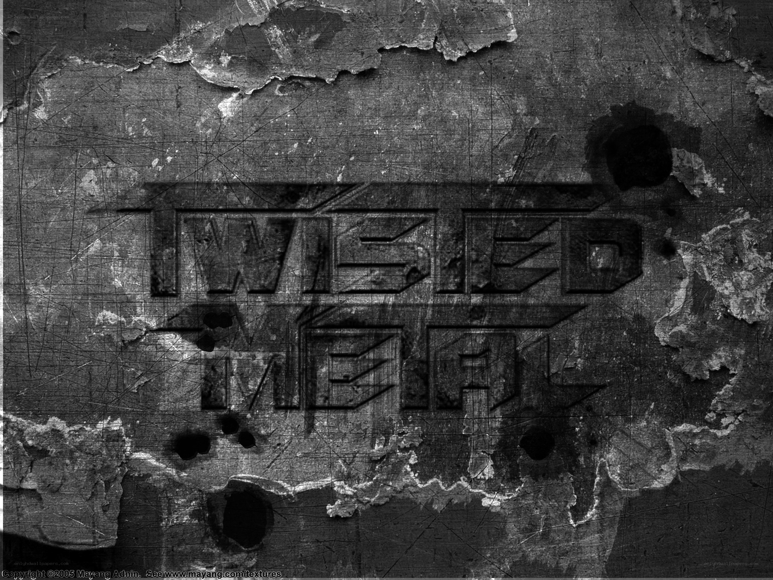 Twisted Metal logo on distressed surface