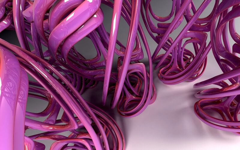Twisted Purple Tubes