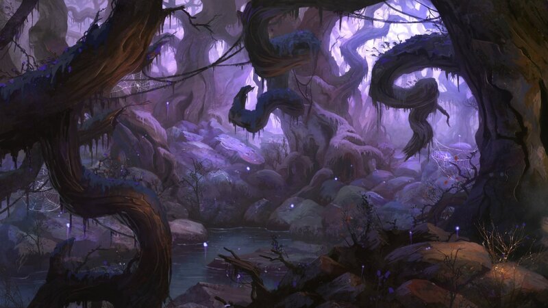Twisted Trees in Cave