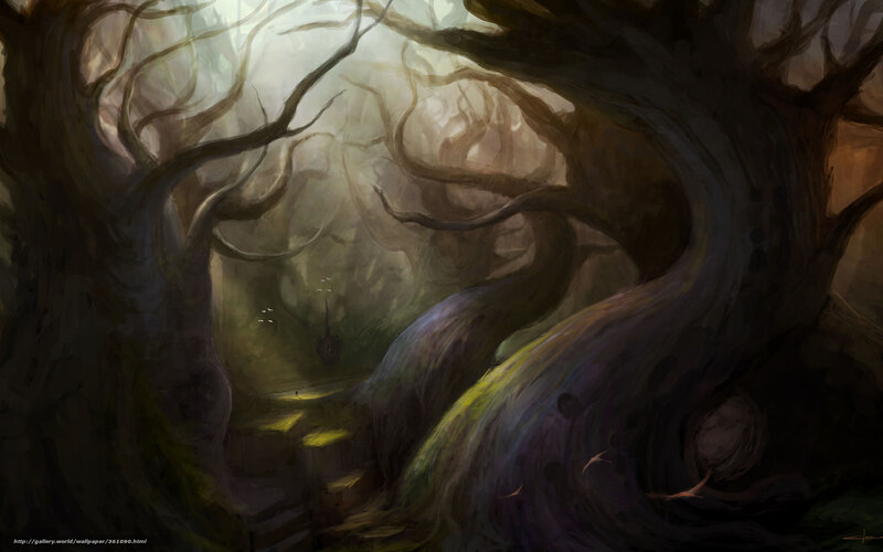 Twisted Trees in Forest — Brown