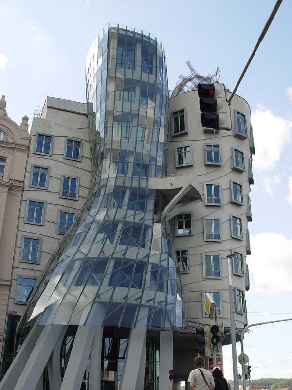 Twisting Glass Building