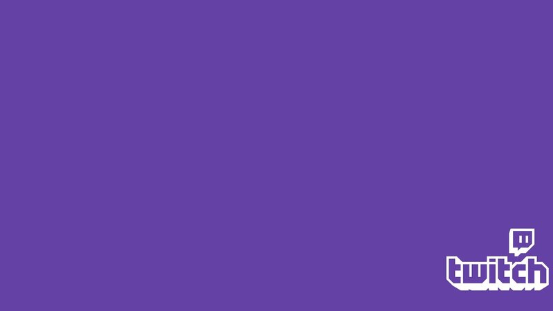 Twitch Logo on Purple