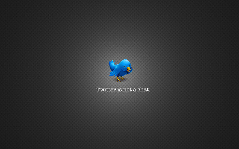 Twitter bird logo with text