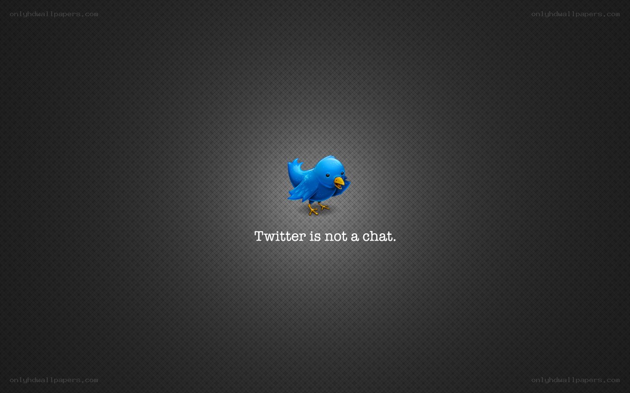 Twitter bird logo with text