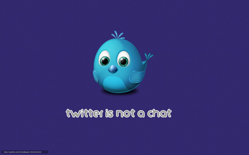 Twitter bird with text