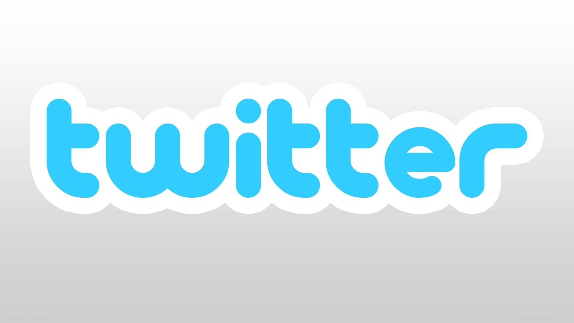 Twitter logo on gradient