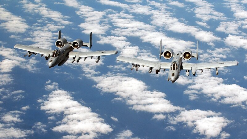 Two A-10 Attack Planes