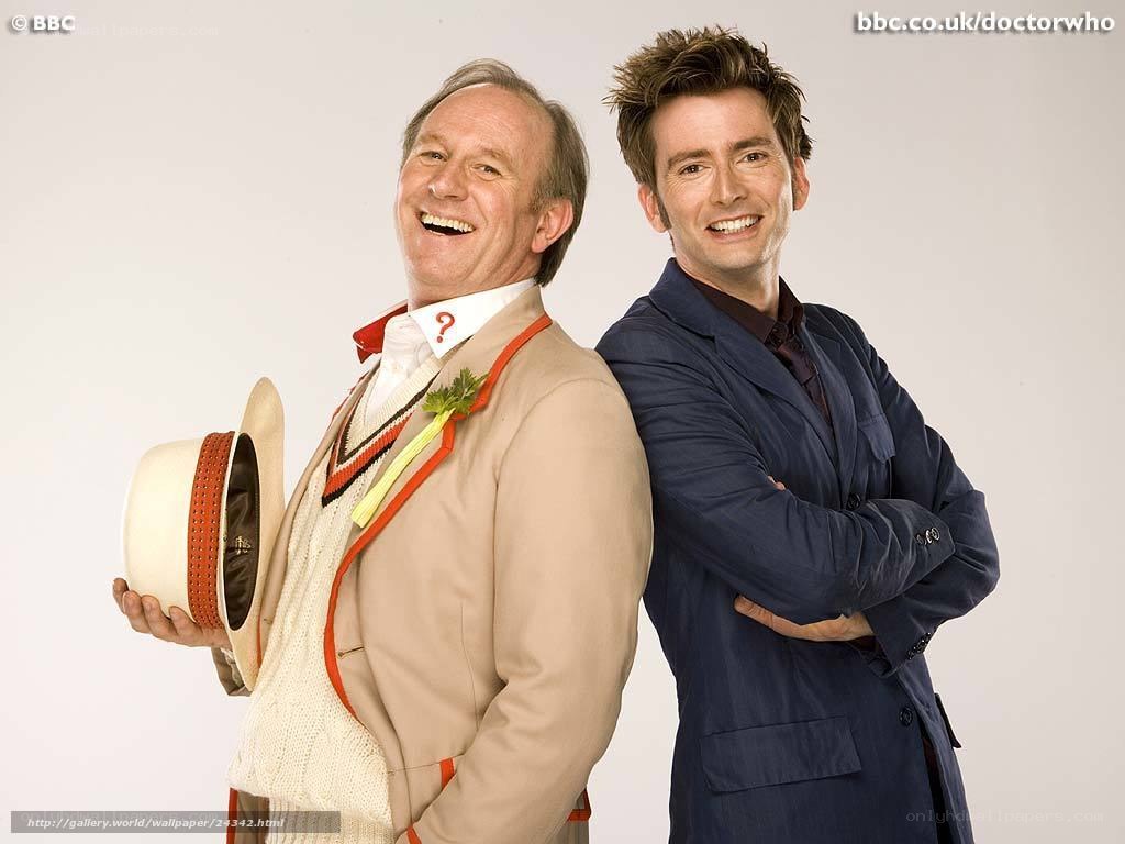 Two actors from Doctor Who