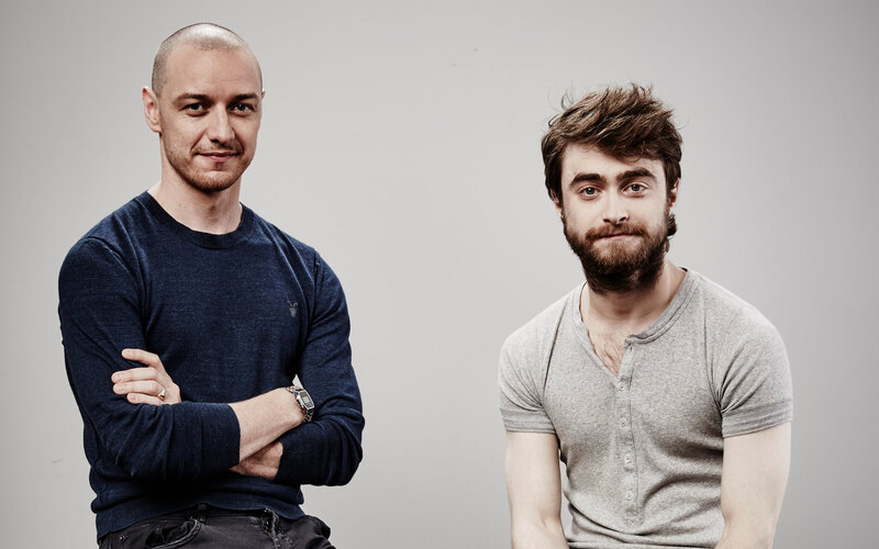 Two actors posing together