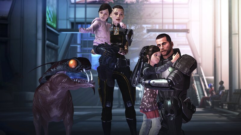 Two Adults Holding Children