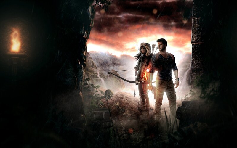 Two Adventurers in Cave