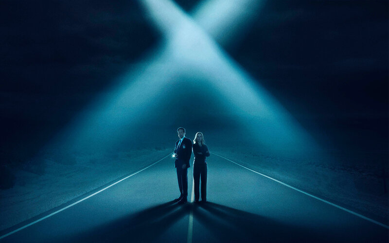 Two agents on a dark road