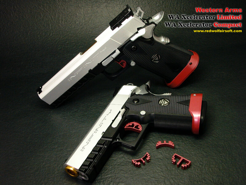 Two Airsoft Pistols — Black