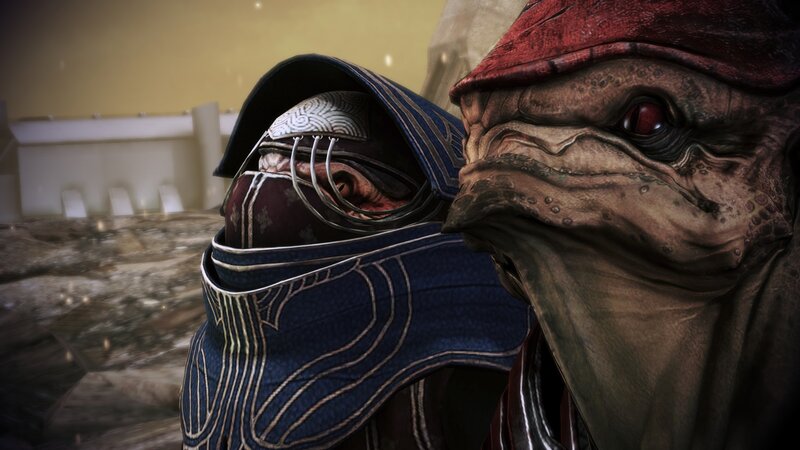 Two Alien Characters — Blue