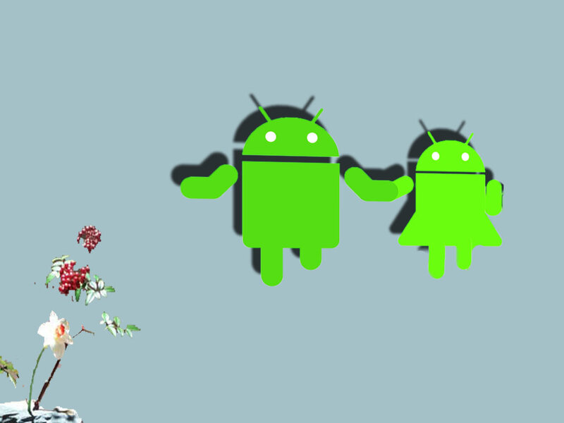 Two Android Figures